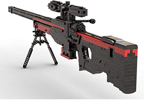 Rosarivae Weapon Building Blocks Sniper Rifle Bricks Toy