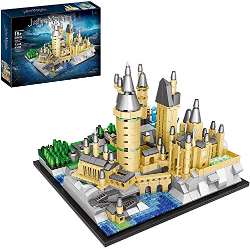 Water Castle Building Blocks MOC Street View Architecture Compation with Lego Creator