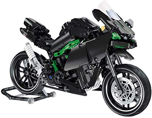  Audio Technics Motorcycle for Lego Kawasaki H2R - 1858+ pcs  Technics Motorbike Building Block, Compatible with Lego, 17.5 x 8.9 x 12  inches : Toys & Games