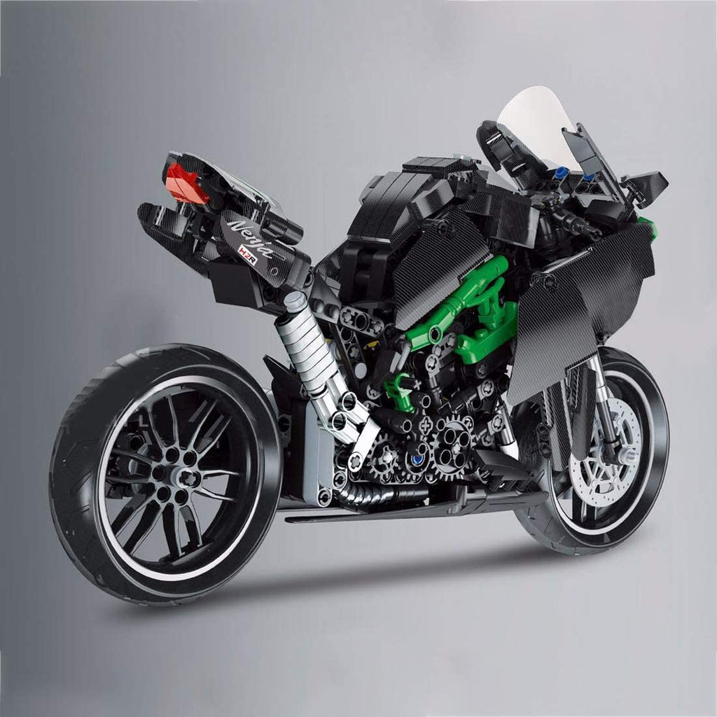 Audio Technics Motorcycle Para Lego Kawasaki H2r - 1858 Pcs