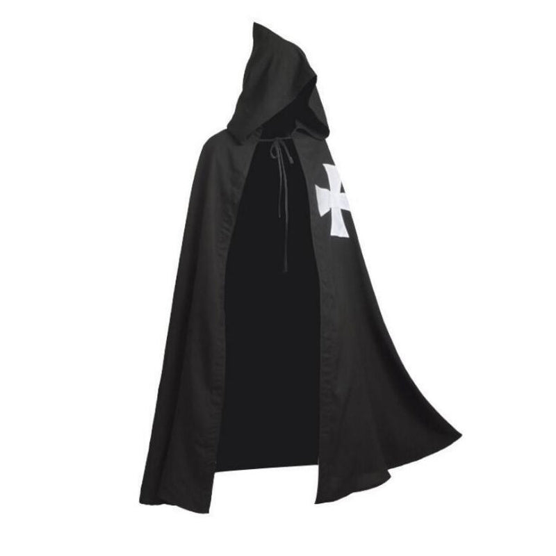 Templar Knight Medieval Cloak Robe Cosplay Costume