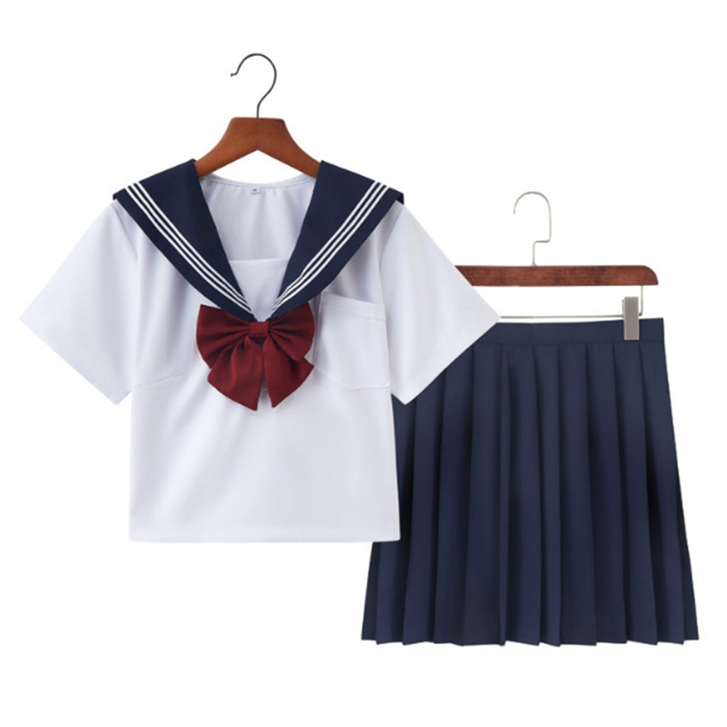 Japonic Classic Style Cute JK Uniform Cosplay Costume